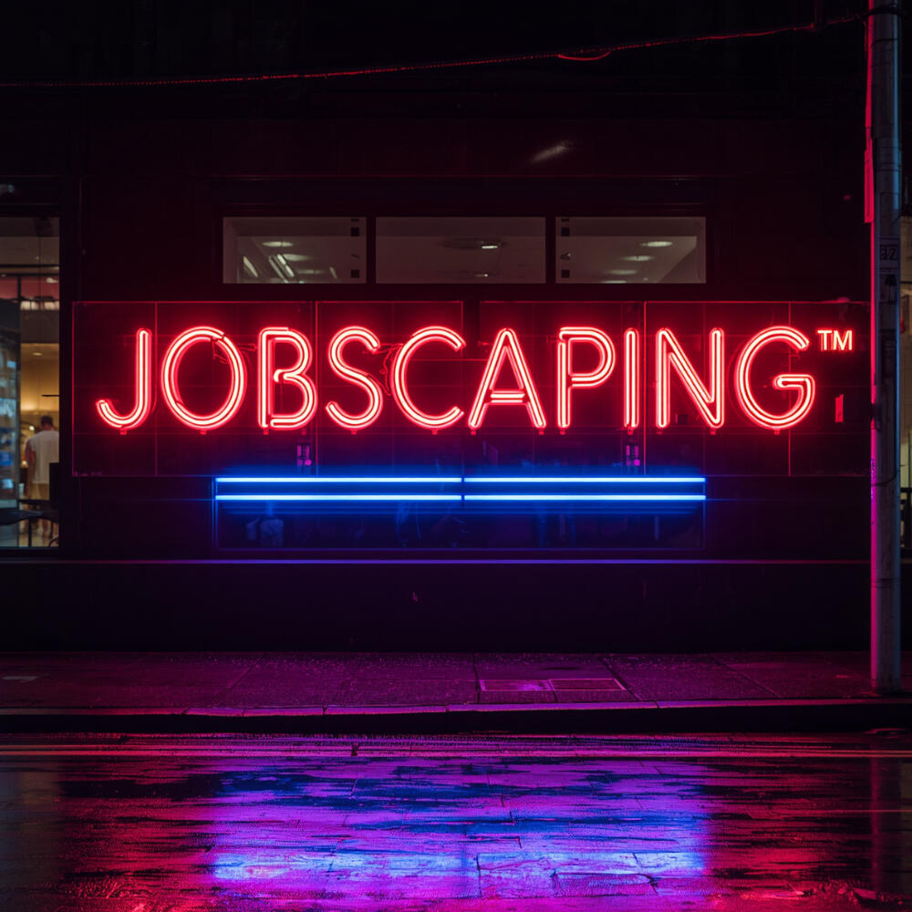 Jobscaping™ Jobscaping™ is in the process of becoming a Registered Trademark